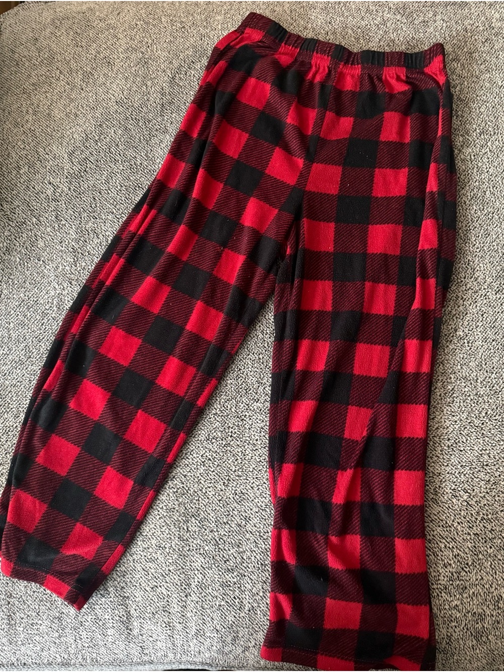 Kids Red and Black Buffalo Plaid Pajama Pants